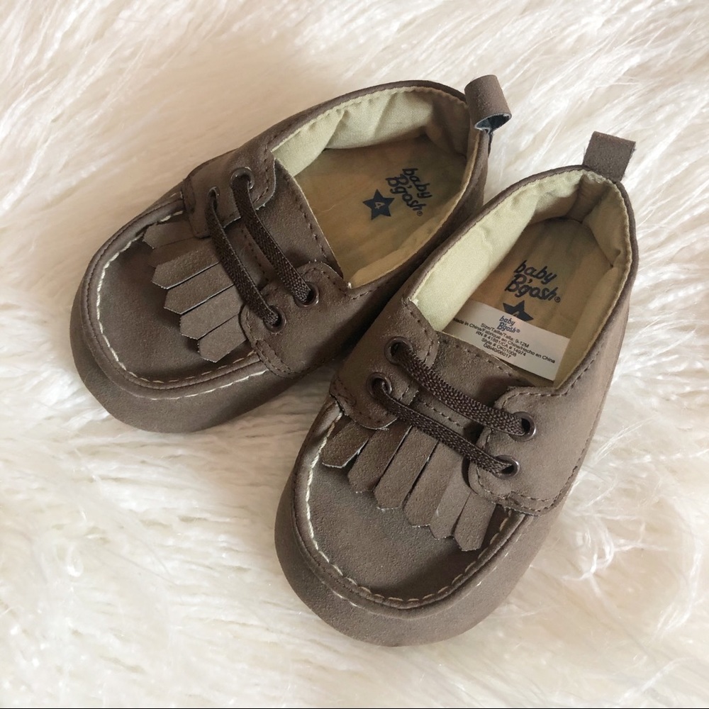 Baby B'gosh Osh Kosh 9-12 Months Brown Moccasins